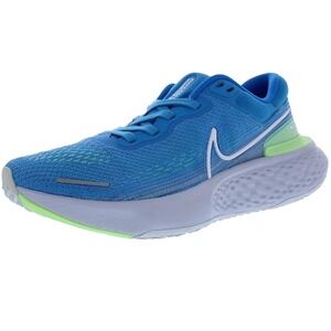 Nike ZoomX Invincible Flyknit Blue Lime Running Shoes Mens 11.5‎ UK 10.5 EU 45.5